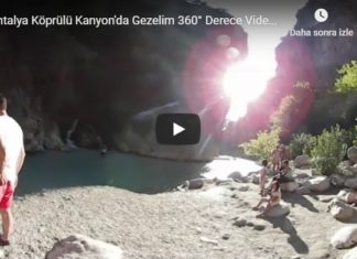Antalya Köprülü Kanyon’da Gezelim içerikli 360° Derece VR Sanal Gerçeklik Çekimleri