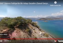 Fethiye’de Bir Adayı Gezelim konulu 360° Derece VR Sanal Gerçeklik Çekimleri
