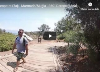 Kleopatra Plajı Marmaris/Muğla konulu 360° Derece VR Sanal Gerçeklik Çekimleri