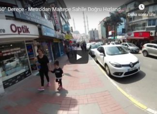 Metro’dan Maltepe Sahile Doğru 360° Derece VR Sanal Gerçeklik Çekimleri
